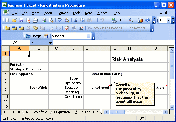 risk management procedures template